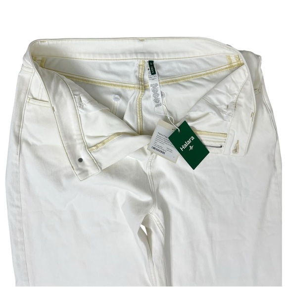 HALARA Flex High Waisted Pockets Rolled Hem Wide Leg Jeans - Picture 5 of 14